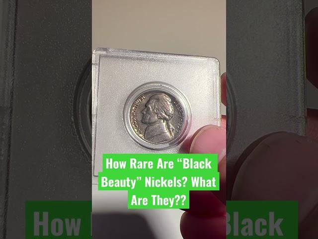 Black Beauty Jefferson Nickels You Need To Know About! Are They A Mint Error? #Shorts #Youtubeshorts