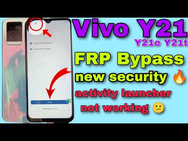 Vivo Y21 y21e y21t Frp Bypass || New Security 2024 | Vivo Y21 (V2111) Google Account Bypass||