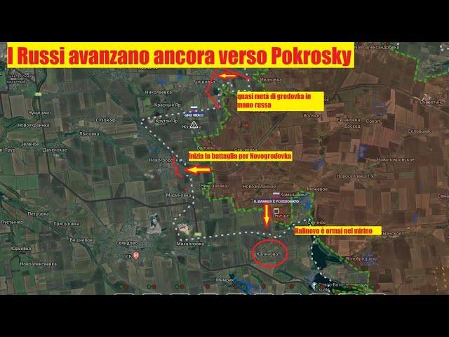 I Russi avanzano ancora verso Pokrovsky