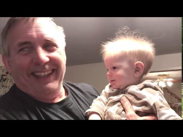 Baby loves grandma funny moments with baby and grandparents