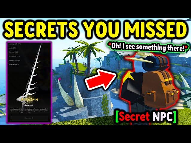 I FOUND HIDDEN SECRET in NEW ISLAND UPDATE Roblox Fisch..