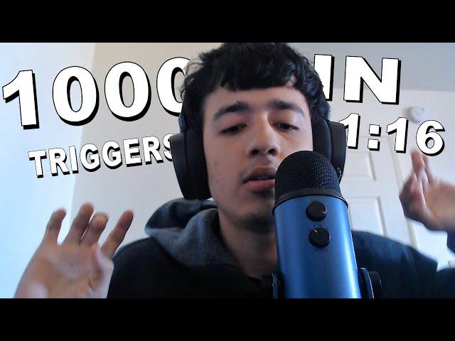 ASMR 1000 TRIGGERS IN 1:16