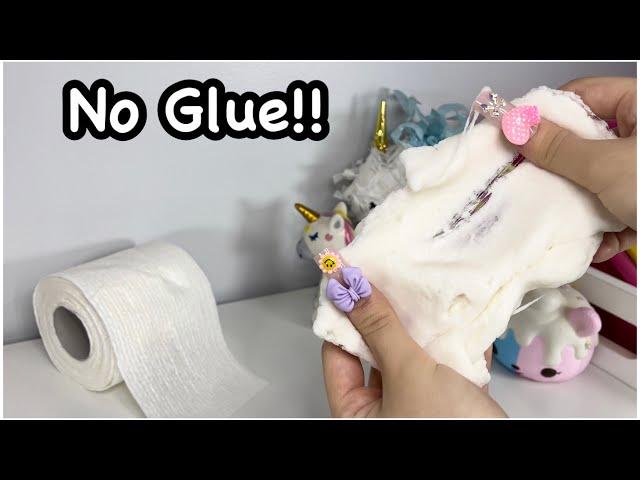 Toilet Paper Slime?? 🫧 How To Make No Glue Toliet Paper Slime!!