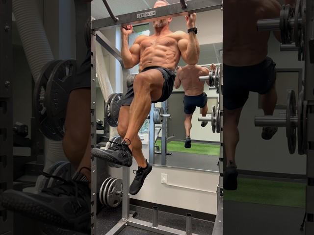 3 in 1 Back Biceps Abs…and Traps Workout. 10 reps each #shorts #abs #back #biceps #workout