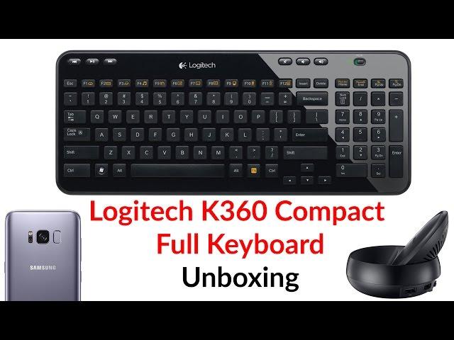 Logitech K360 Compact Full Keyboard Unboxing