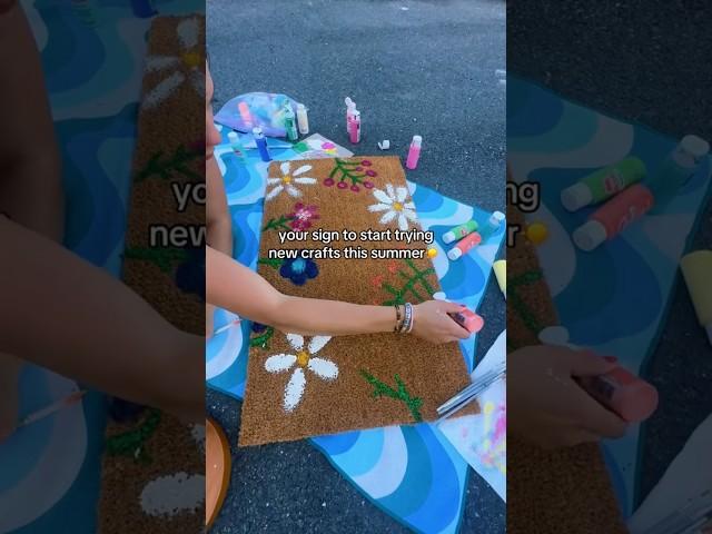 ️ #creative #diy #aesthetic #easycraft #painting #summercrafts