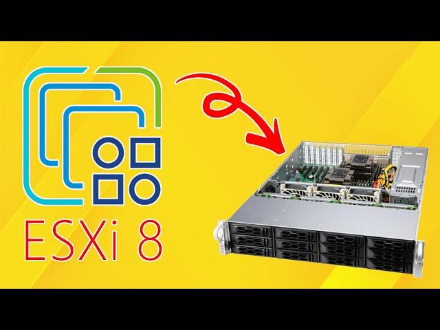 How to Install VMware vSphere Hypervisor 8.0 - Start to finish ESXi 8