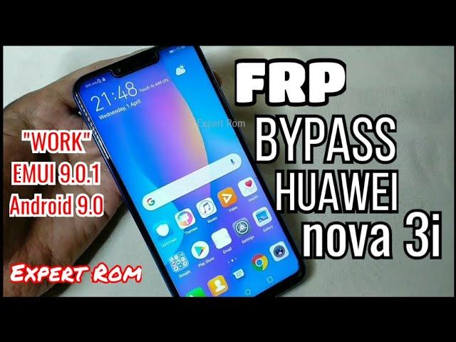 Huawei Nova 3i (INE-LX2r) FRP/Google Lock Bypass EMUI 9.0.1 Android 9.0