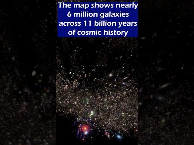 A Brand New Map of the Universe | Produced by #DESI #Space #universe #Galaxies