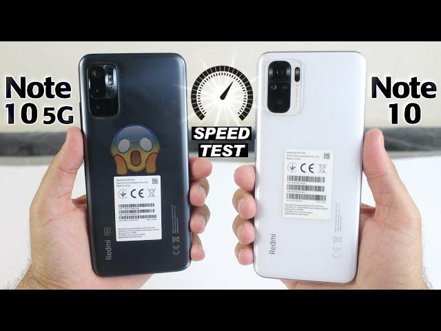 Redmi Note 10 5G vs Redmi Note 10 - Speed Test & Rendering Test!