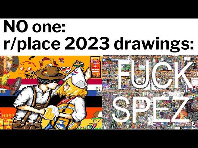 Best r/PLACE MEMES of 2023