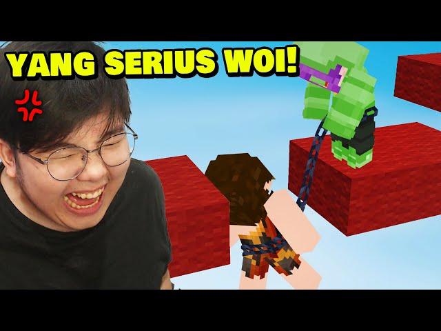 Gw Dirantai Bareng Temen Gw di Minecraft Parkour ... (KESALAHAN TERBESAR)