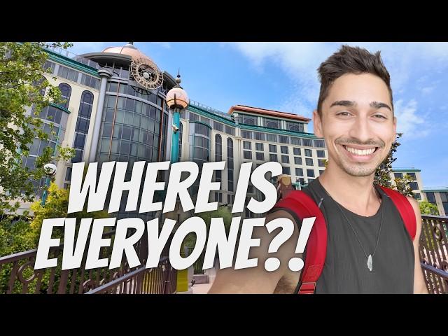 Universal's Epic Universe Is EMPTY! Helios Grand Hotel Room Tour (STUNNING view)