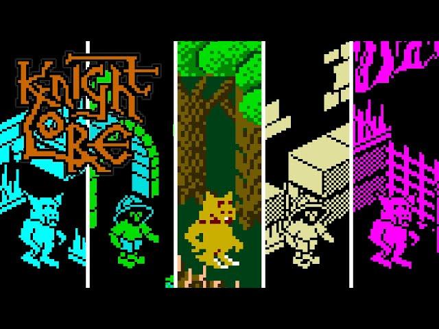 Knight Lore - Versions Comparison - Meet the FATHER of ISOMETRIC games!!!