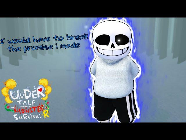 Undertale Monster Survival: Remastered Promised Sans Skin Gameplay