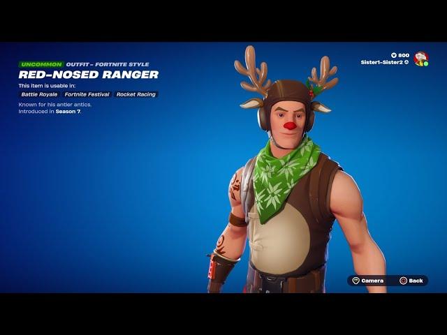 Fortnite:  Red-Nosed Ranger Skin