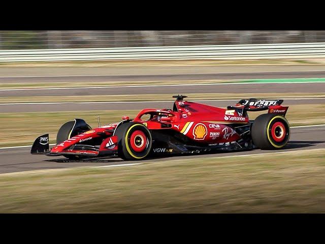 Ferrari SF-24 F1 2024 Car Filming Day at Fiorano Circuit!