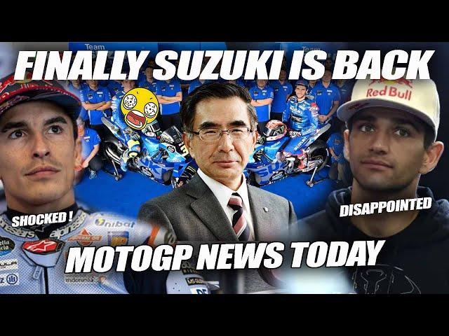 EVERYONE SHOCKED FINALLY Suzuki CONFIRMED Back to MotoGP, Marquez SHOCKED 2025, Martin DISAPPOINTED