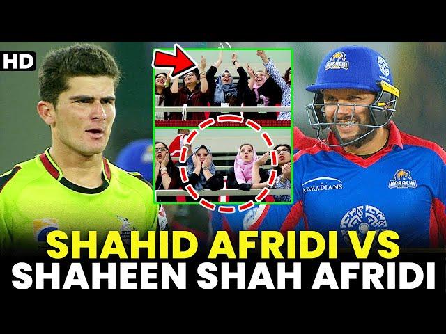 Shahid Afridi vs Shaheen Shah Afridi | Lahore Qalandars vs Karachi Kings | HBL PSL 2018 | MB2A