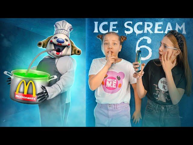 Evil ice scream 6 Robot Maty! The terrible secret of McDonald's, that's who makes all the fast food!