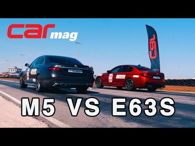 DRAG RACE: BMW M5 vs Mercedes-AMG E63 S