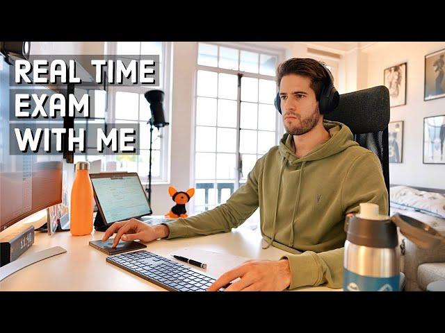 REAL TIME Study With Me (no music): 2 HOUR Medical School Exam | KharmaMedic