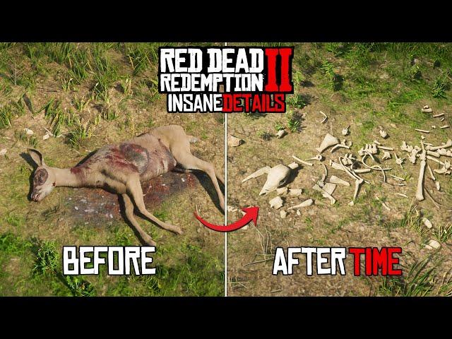 20 Insane Details in Red Dead Redemption 2 (RDR2 Small Details)