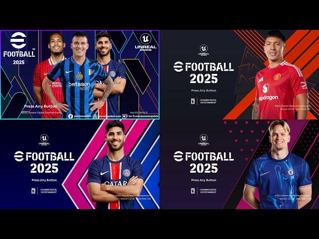 PES 2021 Menu eFootball 2025 CONCEPT V1.1 by PESNewupdate