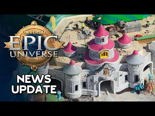 Universal Epic Universe News Mega Update — SIGNS INSTALLED, DONKEY KONG FOOTAGE, & NEW LAND CLEARING