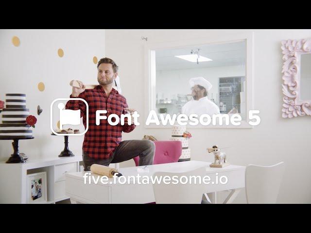 Font Awesome 5 Kickstarter