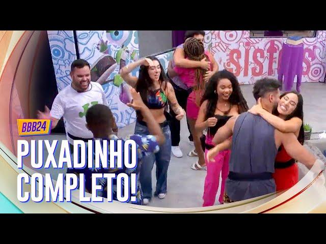 BROTHERS DO PUXADINHO SE ENCONTRAM E COMEMORAM A ENTRADA NA CASA!  | BBB 24