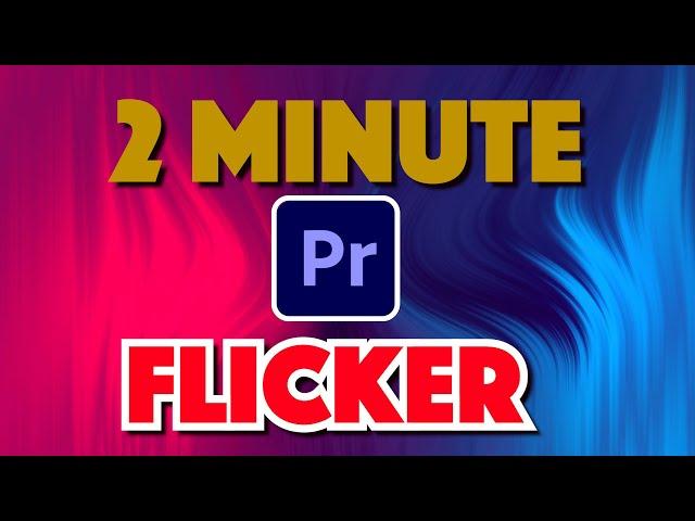 Premiere Pro Flicker Effect Tutorial