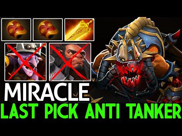 MIRACLE [Lifestealer] 200 IQ Last Pick Anti Tanker Hero Dota 2