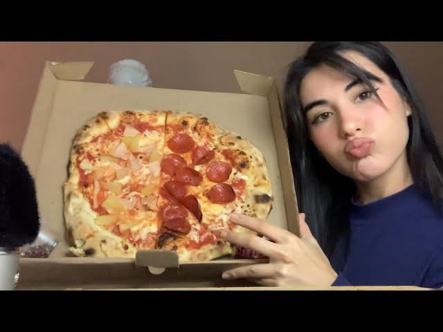 COMIENDO PIZZA  ASMR