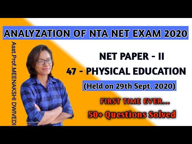 WORRY ABOUT PHYSICAL EDUCATION NET EXAM 2020? WATCH THIS