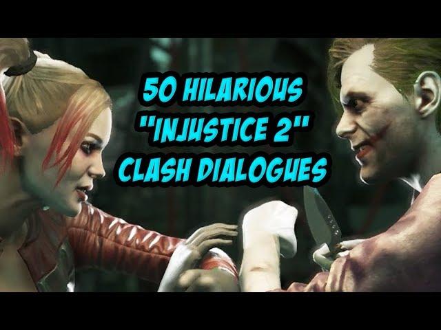 50 Hilarious "Injustice 2" Clash Dialogues