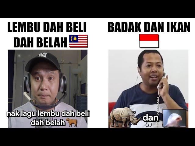 Lembu Dah Beli Dah Belah VS Badak Dan Ikan...