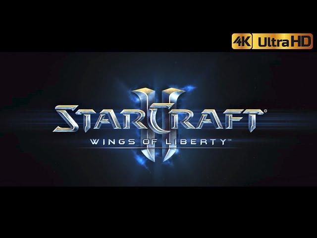 StarCraft 2: Wings of Liberty - All Cinematics and Cutscenes (No Commentary) [4K60FPS]