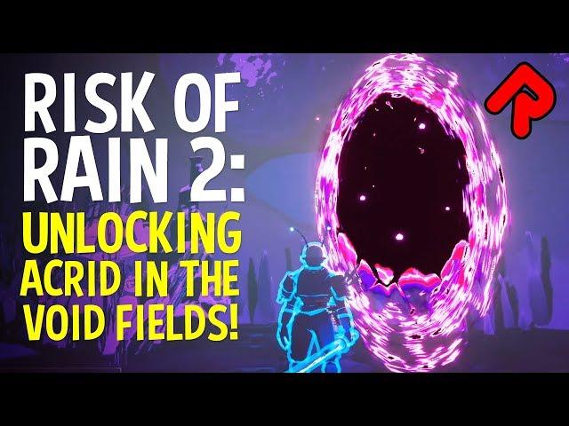 How to unlock ACRID in Void Fields hidden realm! |  Risk of Rain 2 gameplay