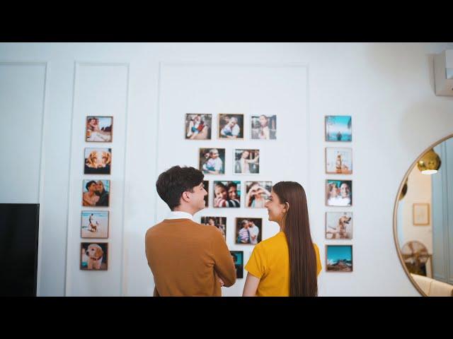 Photo Tiles: Restickable Photos For Your Wall!