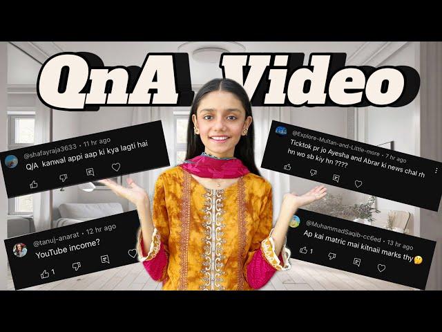 QnA Video On 50k Subscribers || YouTube Income || Ayesha Or Abrar Bhai Ka Kiya Seen Hai