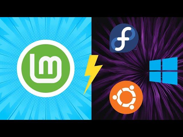 Linux Mint vs Ubuntu vs Fedora vs Windows