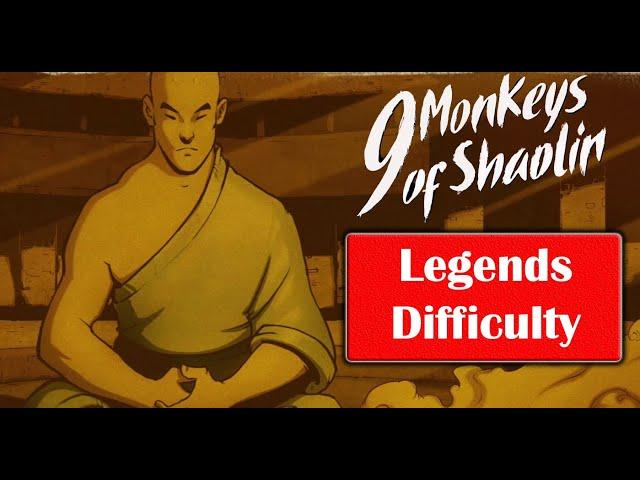 9 Monkeys of Shaolin. Full walkthrough no commentary. Legends Difficulty solo gameplay