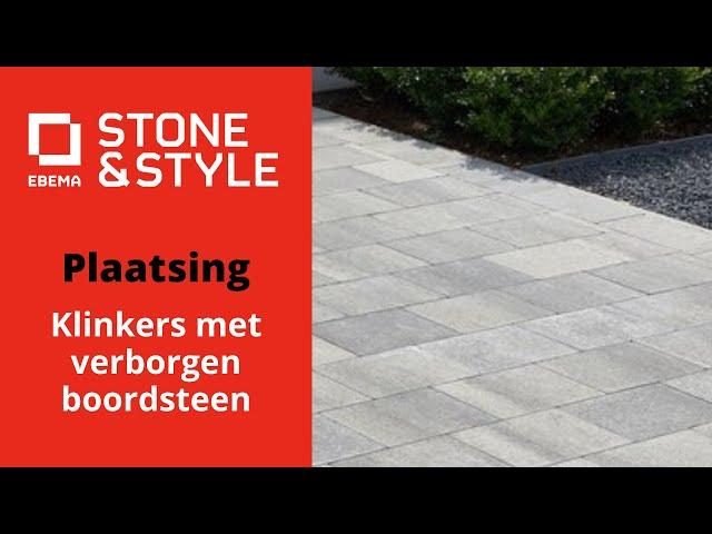 Plaatsing Klinkers met verborgen boordsteen | Ebema_Stone&Style