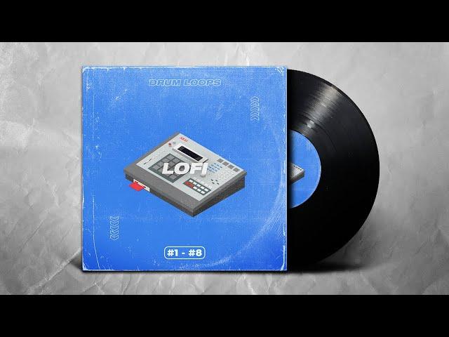 (Free) Lofi Drum Loops #1 - #8