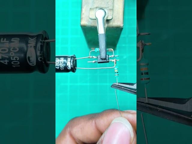LED Blinking using optocoupler  #shorts