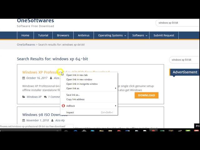 How To Download Windows XP 64 bit ISO File Free For PC Laptop Computer