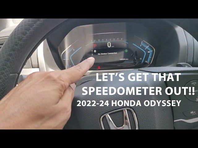 How To Remove 2022-24 Honda Odyssey Speedometer/Instrument Cluster.