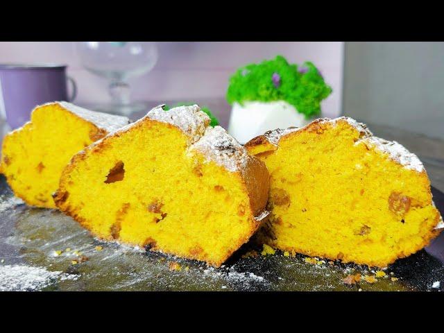 Fluffy PUMPKIN CAKEMasterpiece TasteJuicy and Bright ️One recipe-Two types of cake