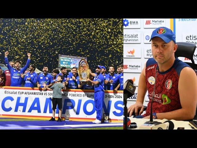 Jonathan Trott post match press conference | Afghanistan vs South Africa ODI series 2024